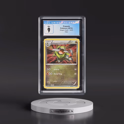 2012 Dragon Vault #15/20 Fraxure - Holo (CGC 9 MINT)