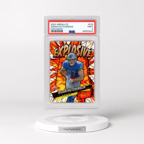 2022 Panini Absolute Explosive #E39 Aidan Hutchinson (PSA 9 MINT)