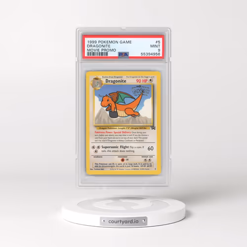 1999 Pokémon Game Movie #5 Dragonite - Movie Promo (PSA 9 MINT)