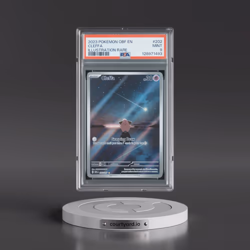 2023 Pokémon Obf EN-Obsidian Flames #202 Cleffa - Illustration Rare (PSA 9 MINT)