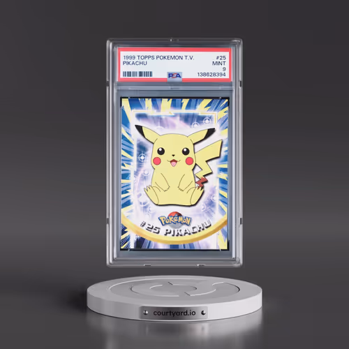 1999 Topps Pokémon TV #25 Pikachu (PSA 9 MINT)