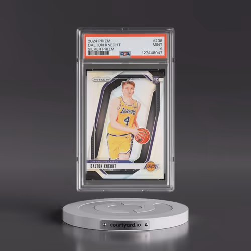 2024 Panini Prizm #238 Dalton Knecht - Silver Prizm (PSA 9 MINT)
