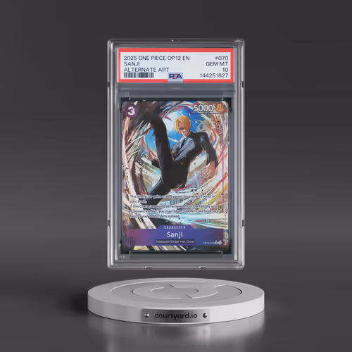 2025 One Piece OP12-Legacy of the Master #070 Sanji - Alternate Art (PSA 10 GEM MINT)