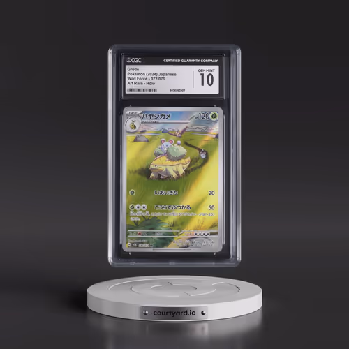 2024 Pokémon Sv5k-Wild Force #072 Grotle - Art Rare (CGC 10 GEM MINT)