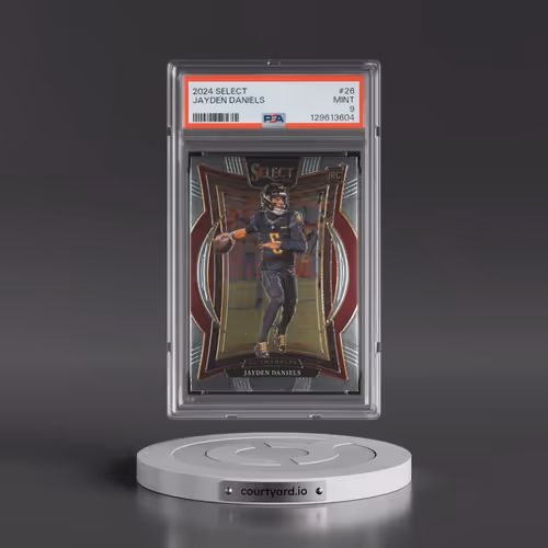 2024 Panini Select #26 Jayden Daniels (PSA 9 MINT)