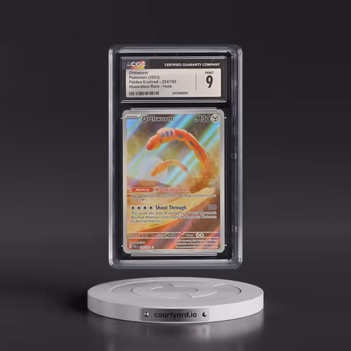 2023 Paldea Evolved - PAL EN #224/193 Orthworm - Illustration Rare Holo (CGC 9 MINT)