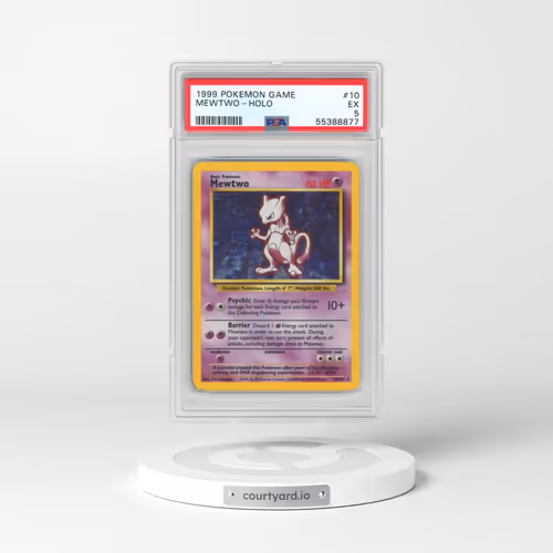 1999 Pokémon Game #10 Mewtwo - Holo (PSA 5 EX)