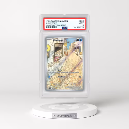 2023 Pokémon Svi EN-Scarlet & Violet #204 Slowpoke - Illustration Rare (PSA 9 MINT)