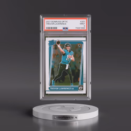 2021 Panini Donruss Optic #201 Trevor Lawrence (PSA 9 MINT)