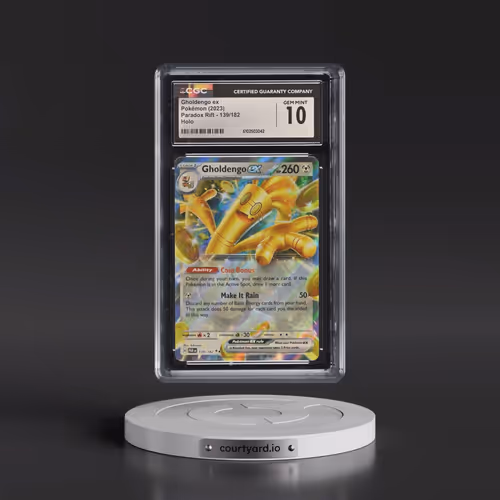 2023 Pokémon Par EN-Paradox Rift #139 Gholdengo EX - Holo (CGC 10 GEM MINT)