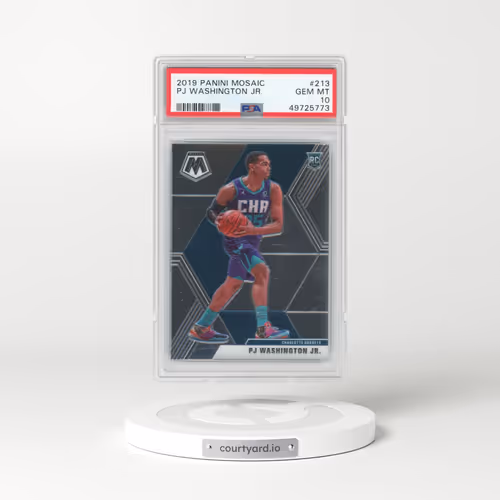 2019 Panini Mosaic #213 PJ Washington Jr. (PSA 10 GEM MINT)