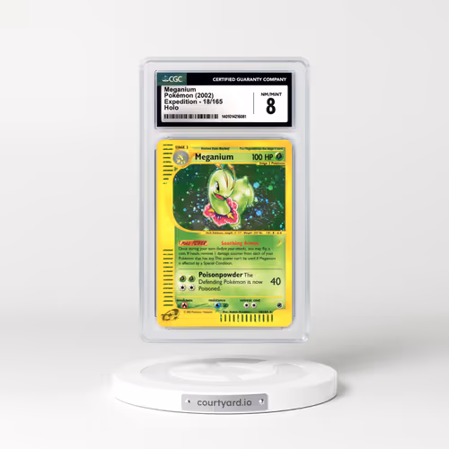 2002 Expedition #18 Meganium - Holo (CGC 8 NM-MT)