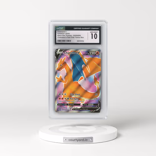 2017 Black Star Promos - Sword & Shield #SWSH050 Charizard V - Holo Champion's Path Elite Trainer Box (CGC 10 GEM MINT)