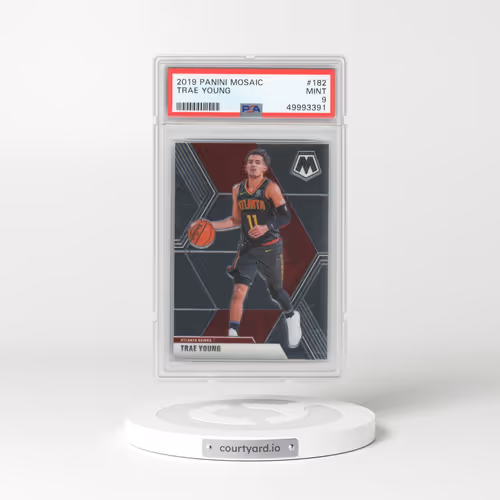 2019 Panini Mosaic #182 Trae Young (PSA 9 MINT)