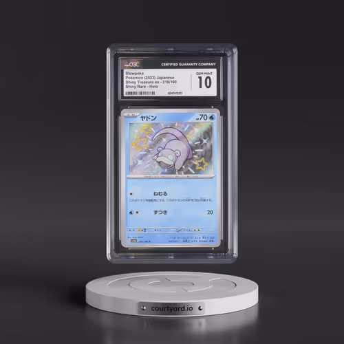 2023 Shiny Treasure ex #219/190 Slowpoke - Shiny Rare Holo (CGC 10 GEM MINT)