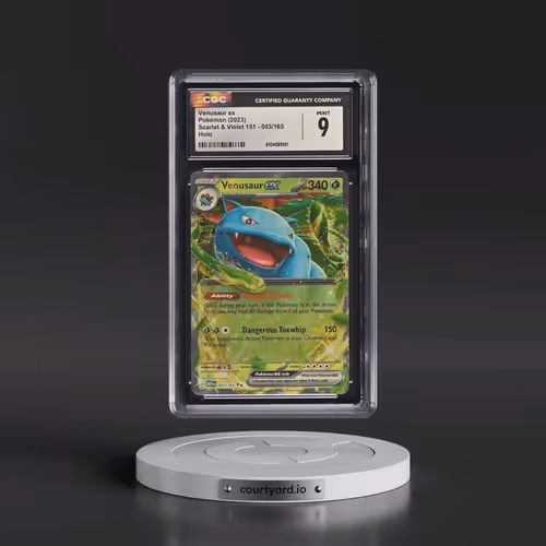 2023 Scarlet & Violet 151 - MEW EN #003/165 Venusaur ex - Holo (CGC 9 MINT)