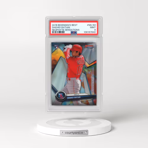 2018 Bowman's Best Neophyte Sensations #NS-SO Shohei Ohtani (PSA 9 MINT)
