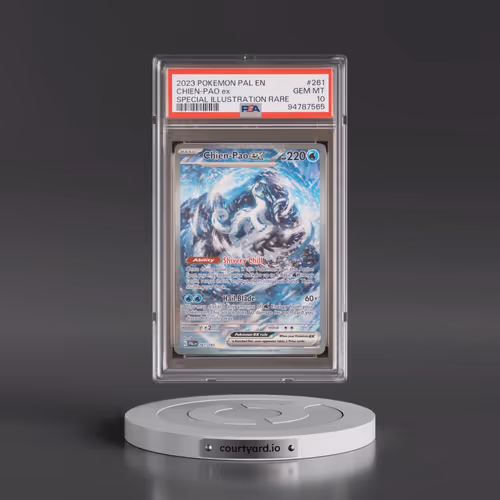2023 Pokémon Pal EN-Paldea Evolved #261 Chien-Pao EX - Holo Special Illustration Rare (PSA 10 GEM MI