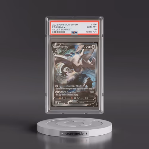 2022 Pokémon Sword & Shield Silver Tempest #186 Lugia V - Holo Full Art (PSA 10 GEM MINT)