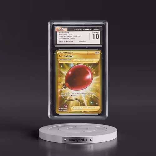 2020 Sword & Shield #213/202 Air Balloon - Secret Rare Holo (CGC 10 GEM MINT)