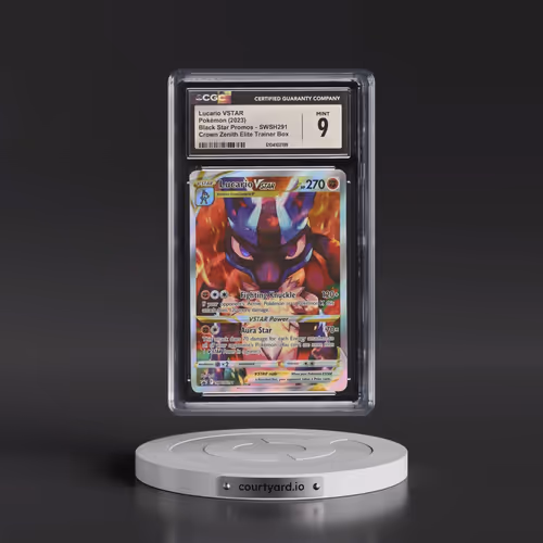2017 Black Star Promos - Sword & Shield #SWSH291 Lucario VSTAR - Crown Zenith Elite Trainer Box (Hol