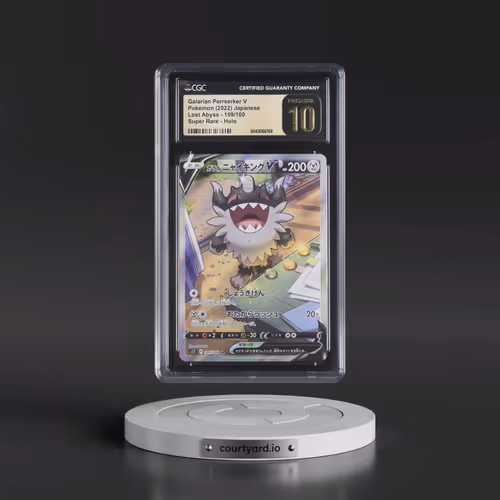 2022 Lost Abyss #109/100 Galarian Perrserker V - Super Rare Holo (CGC 10 PRISTINE)
