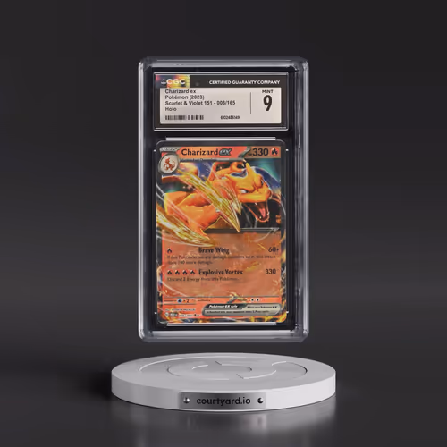 2023 Scarlet & Violet 151 - MEW EN #006/165 Charizard ex - Holo (CGC 9 MINT)