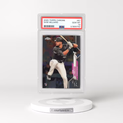 2020 Topps Chrome #67 Sam Hilliard (PSA 10 GEM MINT)
