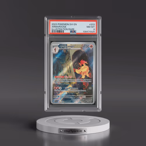2023 Pokémon Svi EN-Scarlet & Violet #203 Armarouge - Illustration Rare (PSA 8 NM-MT)
