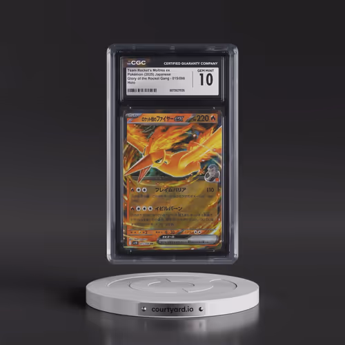 2025 Glory of the Rocket Gang - sv10 #015/098 Team Rocket's Moltres ex - Holo (CGC 10 GEM MINT)
