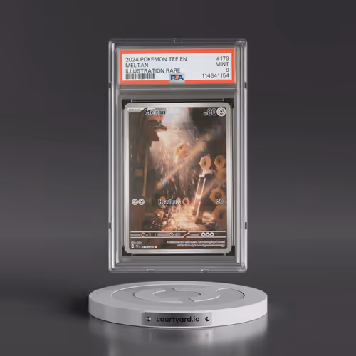 2024 Pokémon Tef EN-Temporal Forces #179 Meltan - Illustration Rare (PSA 9 MINT)