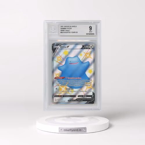 2021 Shining Fates #SV118 Ditto V - Shiny Vault Holo (BGS 9 MINT)