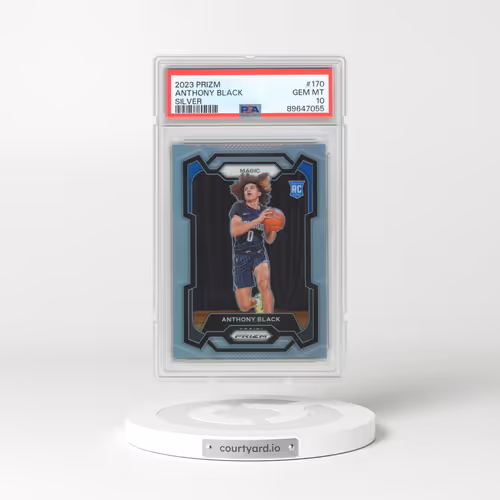 2023 Panini Prizm #170 Anthony Black - Silver Prizm (PSA 10 GEM MINT)
