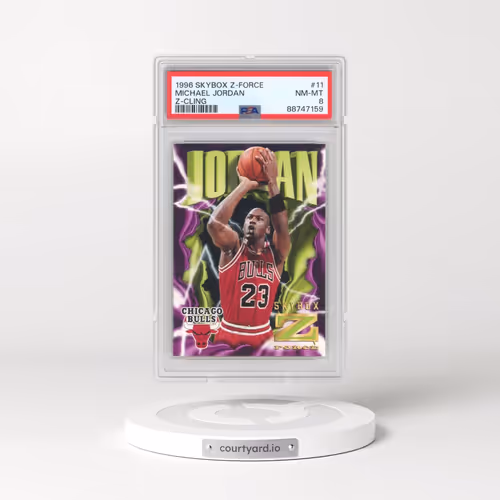1996 Skybox Z-Force #11 Michael Jordan - Z-Cling (PSA 8 NM-MT)