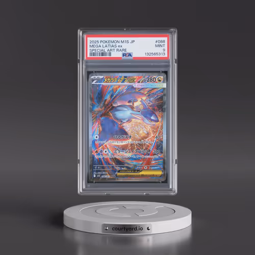 2025 Pokémon M1s-Mega Symphonia #088 Mega Latias EX - Holo Special Art Rare (PSA 9 MINT)