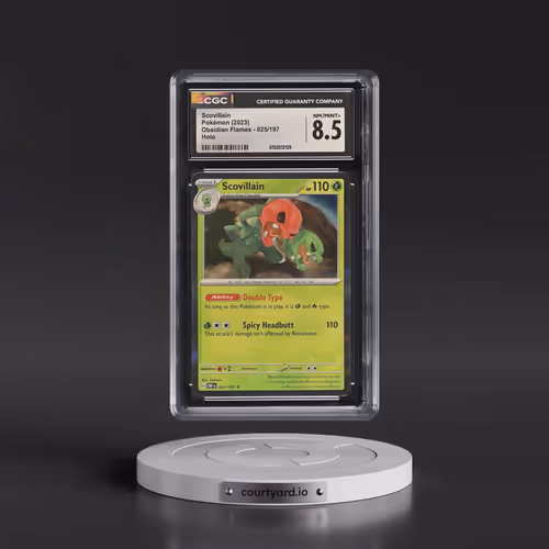 2023 Pokémon Obf EN-Obsidian Flames #025 Scovillain (CGC 8.5 NM-MT+)