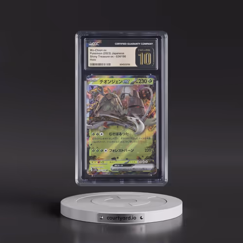 2023 Shiny Treasure ex #024/190 Wo-Chien ex - Holo (CGC 10 PRISTINE)