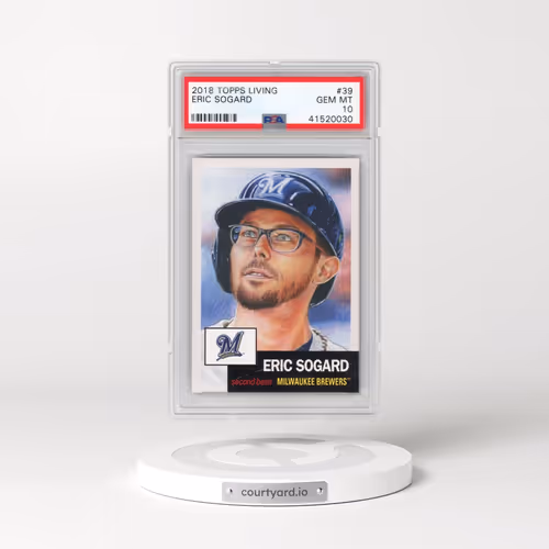 2018 Topps Living #39 Eric Sogard (PSA 10 GEM MINT)