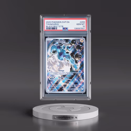 2025 Pokémon Svp EN-SV Black Star Promo #209 Thundurus - Black Bolt Elite Trainer Box (PSA 10 GEM MI