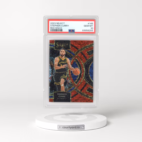 2023 Panini Select #145 Stephen Curry - Red Disco (PSA 10 GEM MINT)