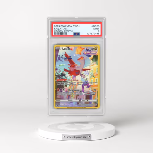 2023 Pokémon Sword and Shield Crown Zenith #GG20 Latias - Full Art (PSA 9 MINT)