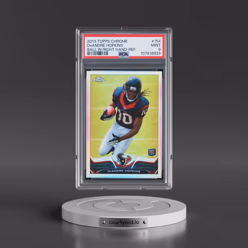 2013 Topps Chrome #154 DeAndre Hopkins - Refractor (PSA 9 MINT)