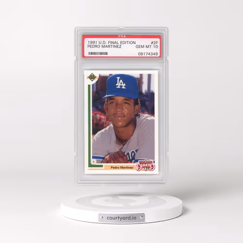 1991 Upper Deck Final Edition #2F Pedro Martinez (PSA 10 GEM MINT)