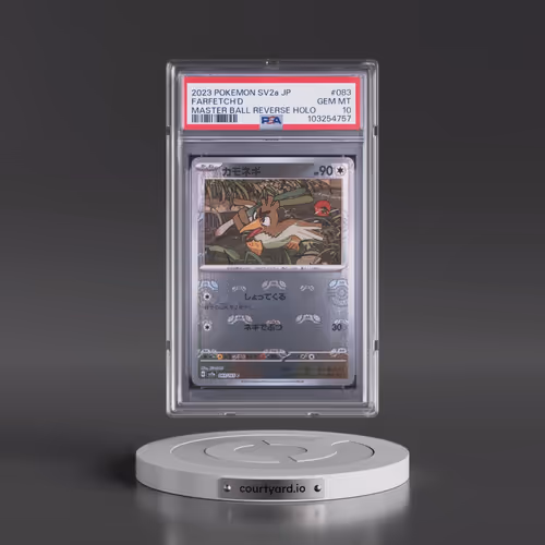2023 Pokémon Sv2a-Pokémon 151 #083 Farfetch'd - Reverse Holo Master Ball (PSA 10 GEM MINT)