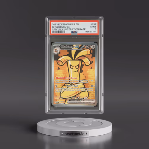 2023 Pokémon Par EN-Paradox Rift #252 Gholdengo EX - Holo Special Illustration Rare (PSA 9 MINT)