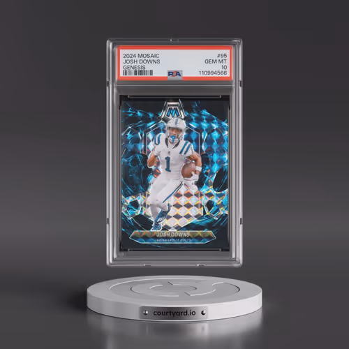 2024 Panini Mosaic #95 Josh Downs - Genesis (PSA 10 GEM MINT)