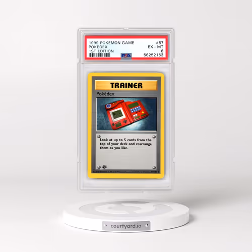 1999 Pokémon Game #87 Pokedex - 1st Edition (PSA 6 EX-MT)