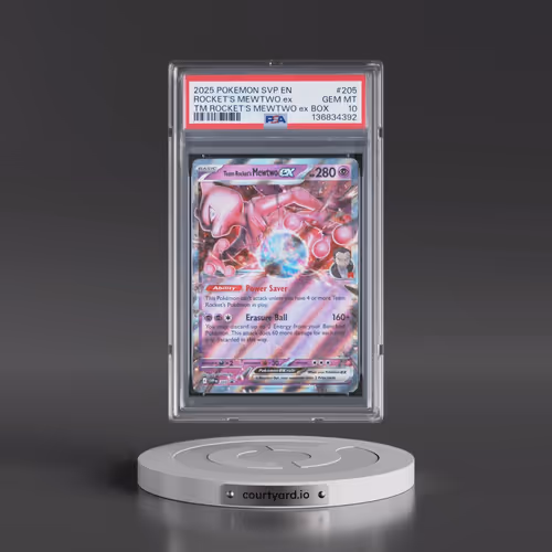 2025 Pokémon Svp EN-SV Black Star Promo #205 Team Rocket's Mewtwo EX - Holo Team Rocket's Mewtwo EX