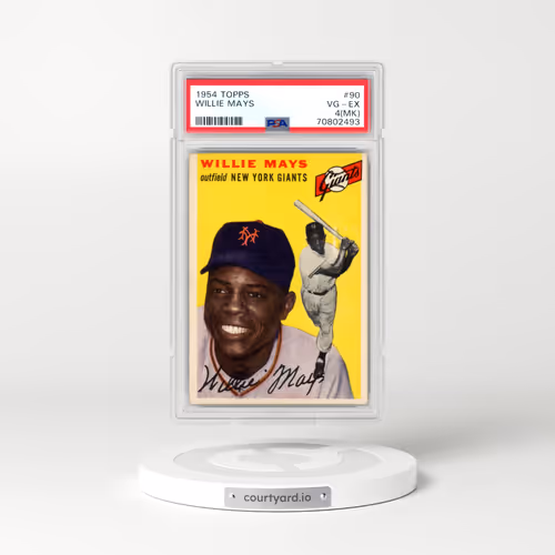1954 Topps #90 Willie Mays (PSA 4 VG-EX)
