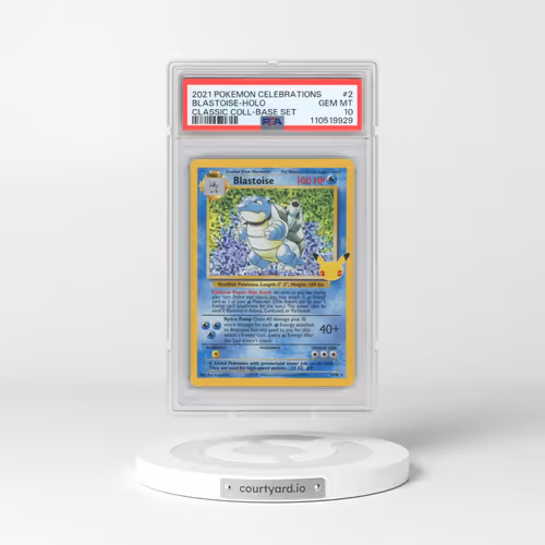 2021 Pokémon Celebrations Classic Collection #2 Blastoise - Holo (PSA 10 GEM MINT)